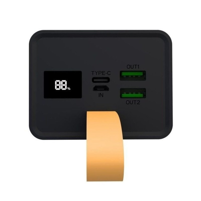 Зовнішній акумулятор XO PR130 40000mAh PD20W+USB QC 22.5W Black (6920680876846)