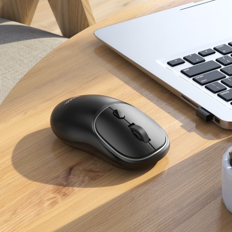 Миша Hoco GM25 Royal dual-mode business wireless mouse Dark Night Black (6942007608527 )