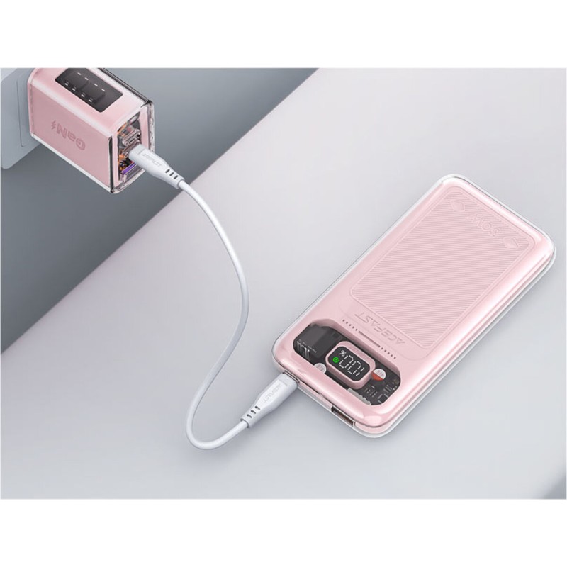 Зовнішній акумулятор ACEFAST M1-10000 Exploration series 30W fast charging power bank Cherry blossom (6974316282006)