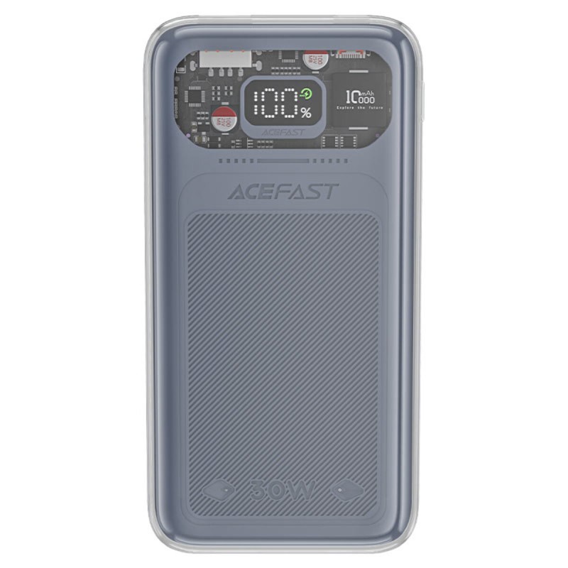 Зовнішній акумулятор ACEFAST M1-10000 Exploration series 30W fast charging power bank Mica gray (6974316282020)