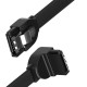 Кабель UGREEN US217 Angled SATA 3 Data Cable 0.5m (Black)(UGR-30797) (UGR-30797)