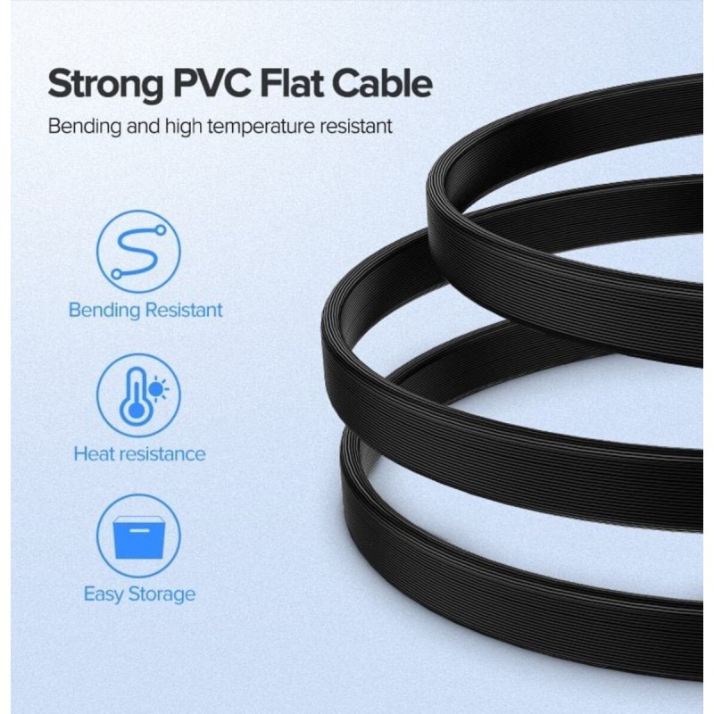 Кабель UGREEN US217 Angled SATA 3 Data Cable 0.5m (Black)(UGR-30797) (UGR-30797)