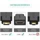 Адаптер UGREEN Mini HDMI Male to HDMI Female Adapter (Black)(UGR-20101) (UGR-20101)