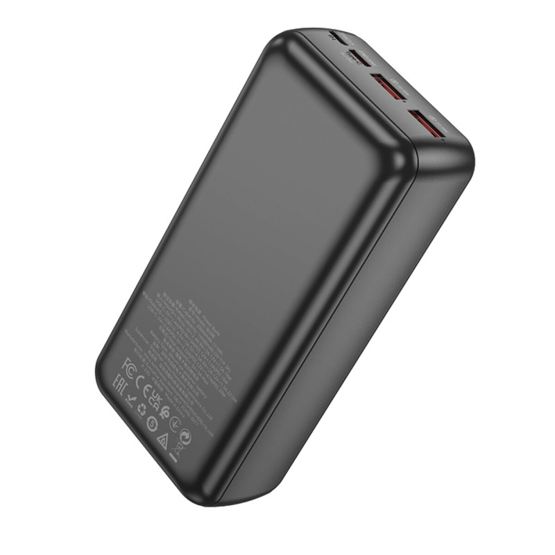 Зовнішній акумулятор BOROFONE BJ38B Power 22.5W+PD20W fully compatible power bank(30000mAh) Black (6941991105609)