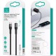 Кабель Usams US-SJ538 U76 Type-C to Lightning PD 20W Fast Charging & Data Cable 1.2m Black (SJ538USB01)