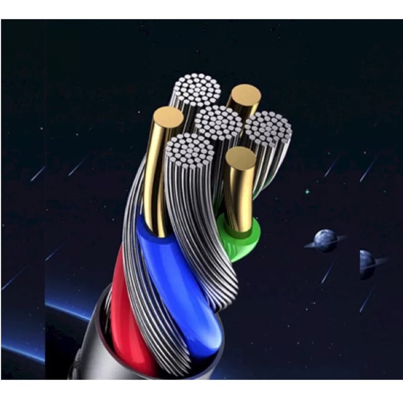 Кабель Usams US-SJ538 U76 Type-C to Lightning PD 20W Fast Charging & Data Cable 1.2m Black (SJ538USB01)