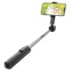 Селфі-монопод HOCO K18 Wave four-leg live broadcast holder Black (6931474770707)