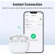 Бездротові навушники UGREEN WS106 HiTune T3 Active Noise-Cancelling Wireless Earbuds (White)(UGR-90206) (UGR-90206)