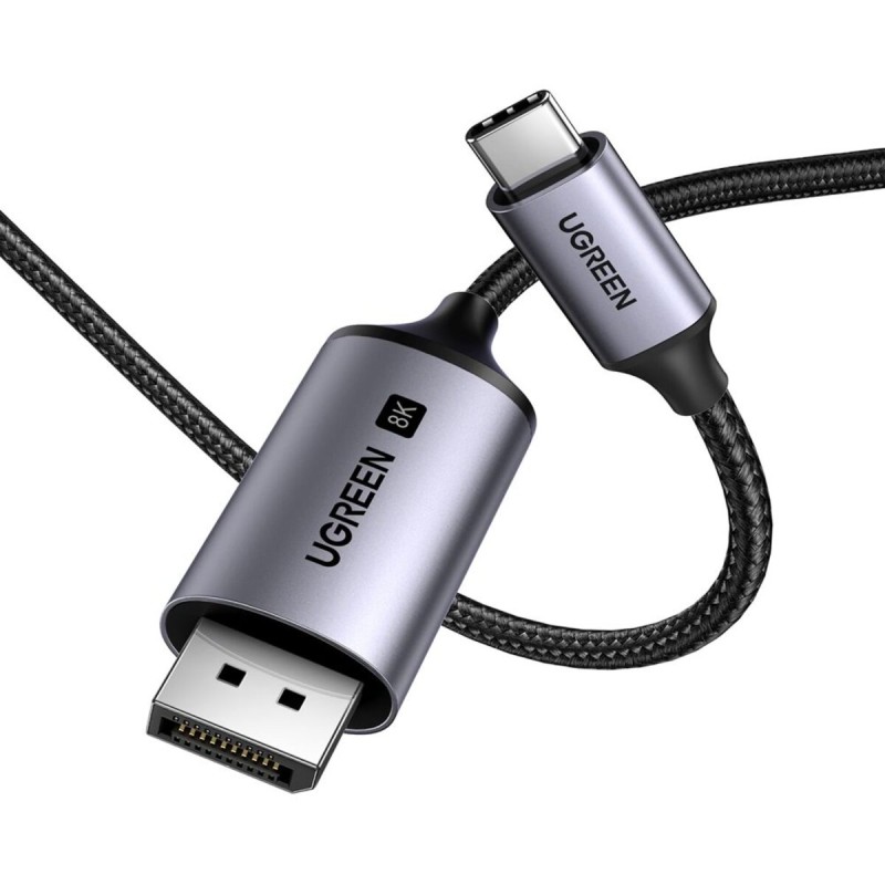 Кабель UGREEN CM556 USB-C to DisplayPort 8K Cable 1m(UGR-25157) (UGR-25157)