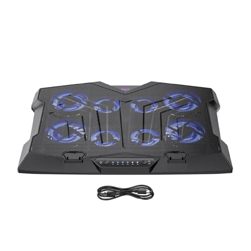 Підставка для ноутбука HOCO GM27 Monte notebook cooling fan Black (6942007614504 )