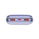 Зовнішній акумулятор Baseus Bipow Pro Digital Display Fast Charge Power Bank 20000mAh 22.5W Purple (PPBD030005)
