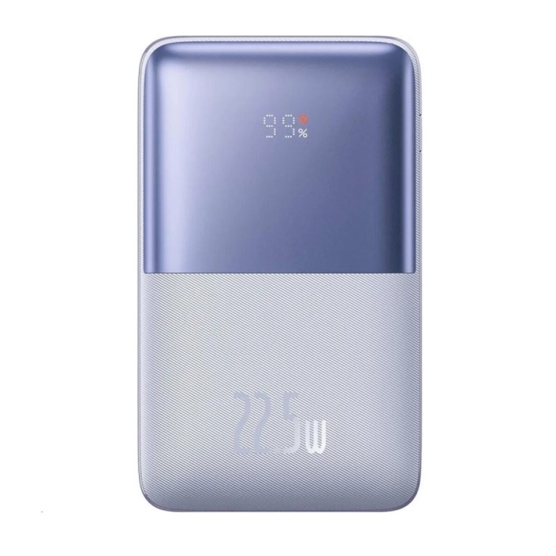 Зовнішній акумулятор Baseus Bipow Pro Digital Display Fast Charge Power Bank 20000mAh 22.5W Purple (PPBD030005)