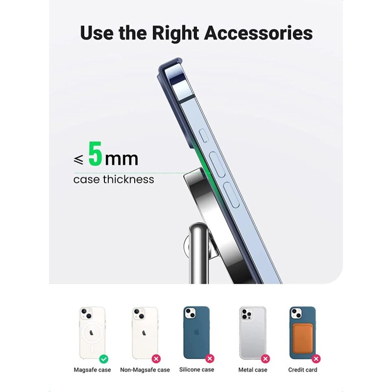 Бездротовий зарядний пристрій UGREEN CD278 3-in-1 Wireless Charger (UGR-90326) (UGR-90326)