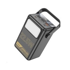 Зовнішній акумулятор HOCO J110 Powerful 22.5W fully compatible power bank(60000mAh) Black (6931474795199)