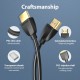 Кабель Тонкий HDMI Vention Slim Portable HDMI 2,0 - 3M. Black (AAIBI)