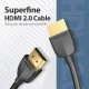 Кабель Тонкий HDMI Vention Slim Portable HDMI 2,0 - 3M. Black (AAIBI)