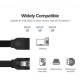 Кабель UGREEN US217 SATA 3 Data Cable 0.5m (Black)(UGR-30796) (UGR-30796)