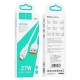 Кабель HOCO X93 USB to Type-C 27W, 1m, TPE, TPE connectors, White (6931474790675)