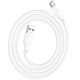 Кабель HOCO X93 USB to Type-C 27W, 1m, TPE, TPE connectors, White (6931474790675)