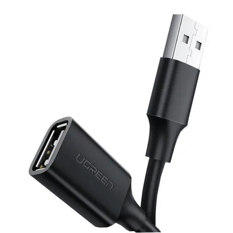 Кабель UGREEN US103 USB 2.0 A Male to A Female Cable 1.5m (Black)(UGR-10315) (UGR-10315)