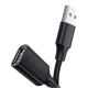 Кабель UGREEN US103 USB 2.0 A Male to A Female Cable 1.5m (Black)(UGR-10315) (UGR-10315)