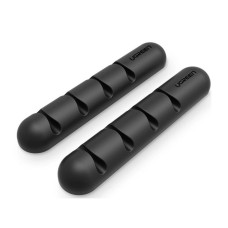 Органайзер для кабелів UGREEN LP114 Cable Organizer 2 Pack (Black)(UGR-30762) (UGR-30762)