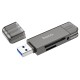 Хаб HOCO HB39 USB/Type-C 3.0 high-speed card reader Metal Gray (6942007604819 )