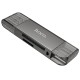 Хаб HOCO HB39 USB/Type-C 3.0 high-speed card reader Metal Gray (6942007604819 )