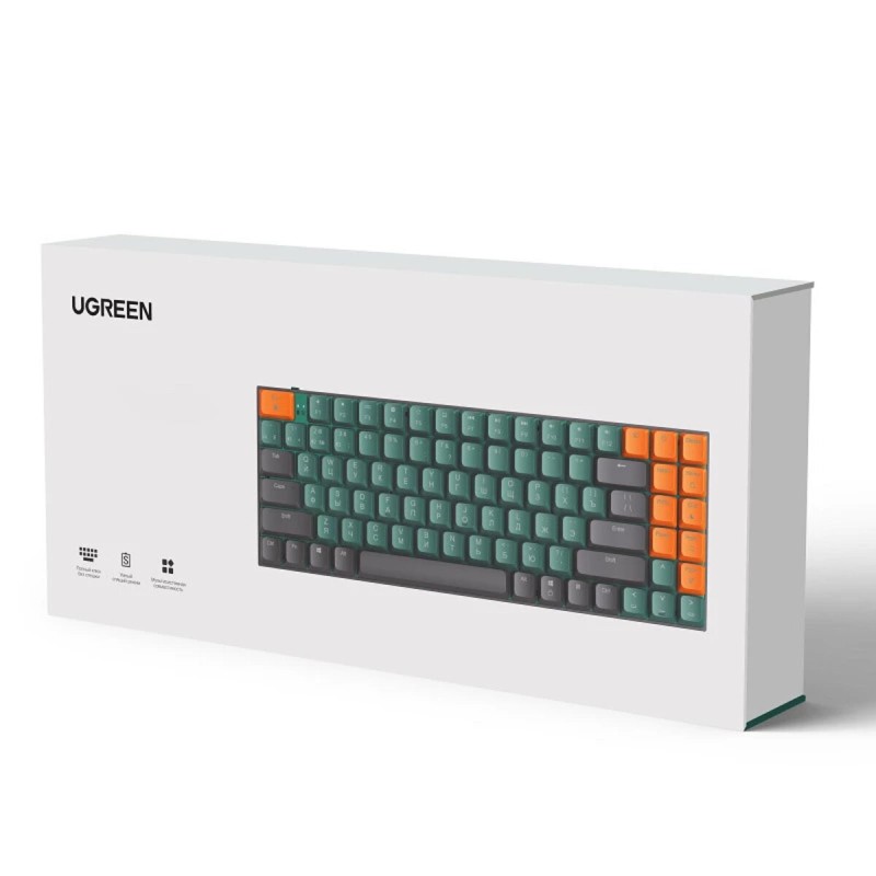 Клавіатура UGREEN KU102 Slim Mechanical Keyboard ENG/ru(UGR-15229) (UGR-15229)