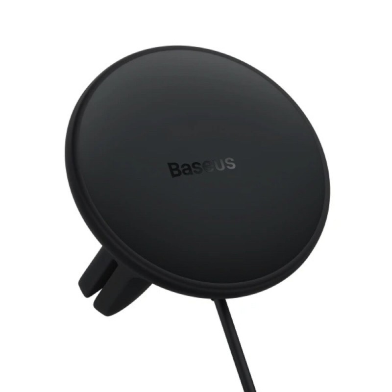 Тримач для мобiльного з БЗП Basues CW01  Magnetic Wireless Charging Car Mount 40W Claw Edition Cluster Black (C40141000111-01)