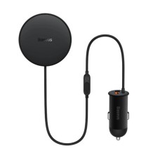 Тримач для мобiльного з БЗП Basues CW01  Magnetic Wireless Charging Car Mount 40W Claw Edition Cluster Black (C40141000111-01)