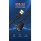 Подовжувач UGREEN US129 USB 3.0 Extension Male Cable 1.5m (Black)(UGR-30126) (UGR-30126)