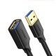 Подовжувач UGREEN US129 USB 3.0 Extension Male Cable 1.5m (Black)(UGR-30126) (UGR-30126)