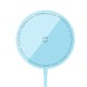 Бездротовий зарядний Baseus Simple Mini3 Magnetic Wireless Charger 15W Galaxy Blue (CCJJ040303)