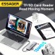 USB-hub ESSAGER QK The Universe 8 in 1 Laptop USB C HUB with 10Gbps External Hard Drive Function for M.2 PCIe NVMe and SATA SSD Grey (EHB08-QK0G-Z)