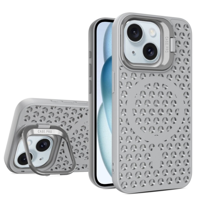 Чохол для смартфона Cosmic Grater Stand for Apple iPhone 15 Grey (GRASTiP15Grey)