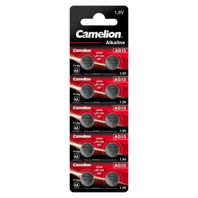 Батарейка CAMELION AG13 Button cell BP10 10 шт (C-12051013) (4260216455018)