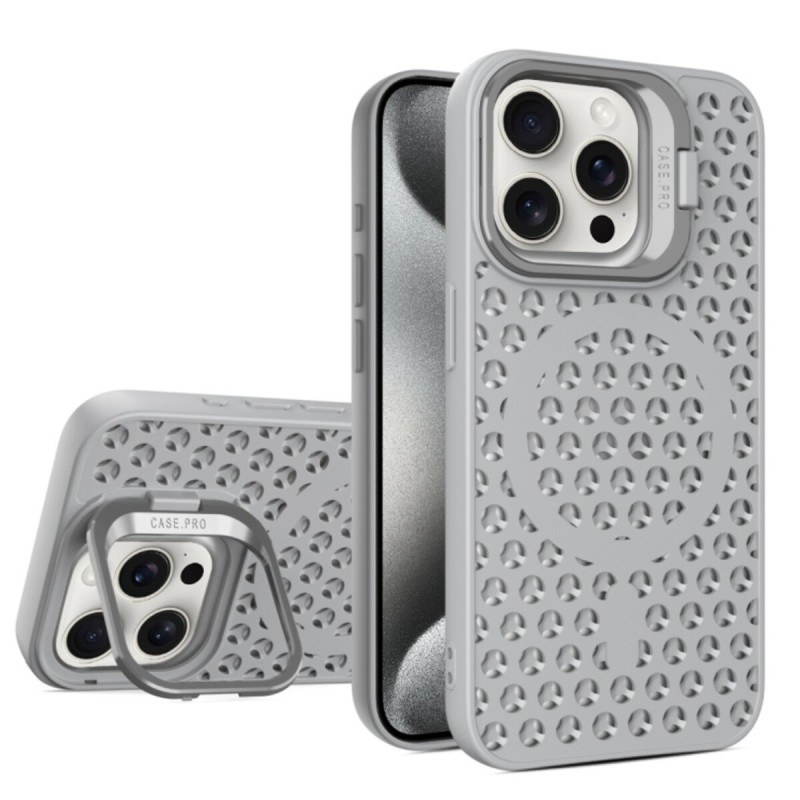 Чохол для смартфона Cosmic Grater Stand for Apple iPhone 15 Pro Grey (GRASTiP15PGrey)