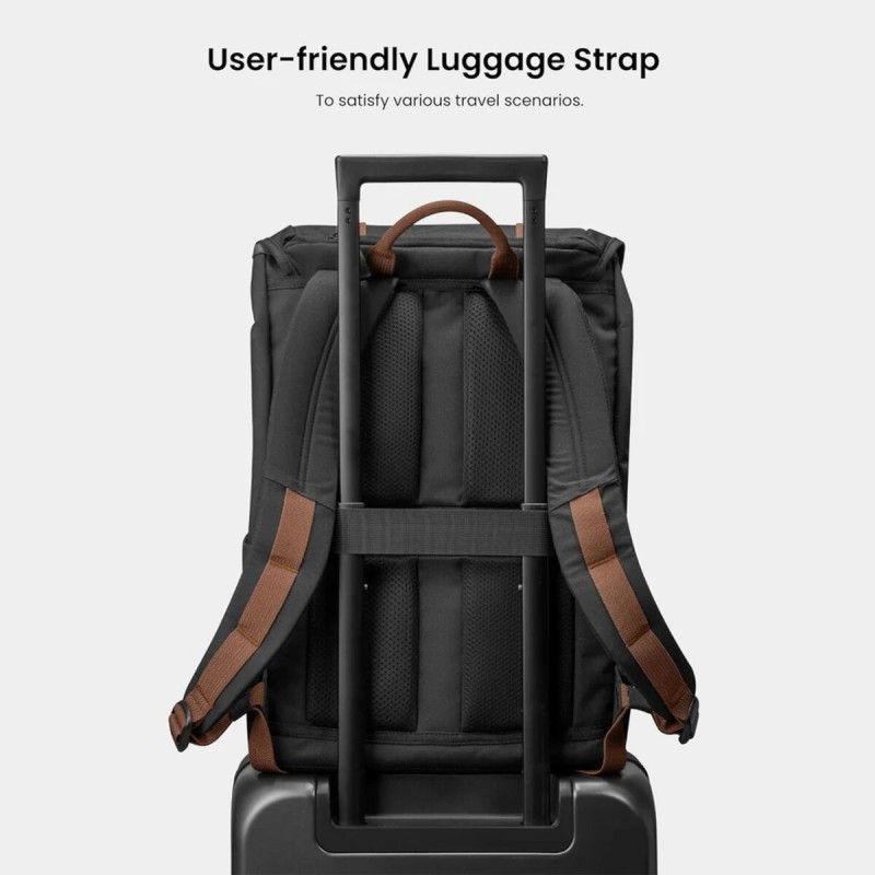 Рюкзак Tomtoc VintPack-TA1 22L Laptop Backpack Black 15.6 Inch/22L (TA1M1D1) (TA1M1D1)
