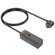 Мережевий подовжувач HOCO AC10A Barry PD65W GaN (2C2A with 1 socket) desktop charger Black (6942007601672 )