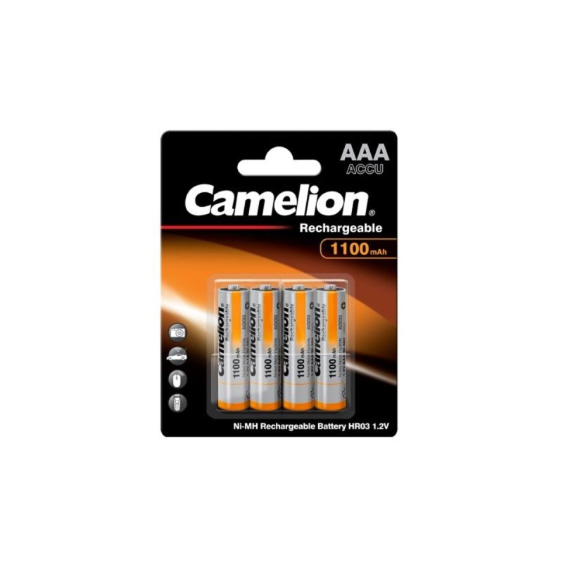 Акумулятор CAMELION Ni-MH HR03 AAA 1100mA BP4 4шт (C-17011403) (4260033151957)