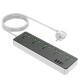 Мережевий подовжувач HOCO  AC13A Talento 5-position socket(1C3A) Black (6942007607131 )