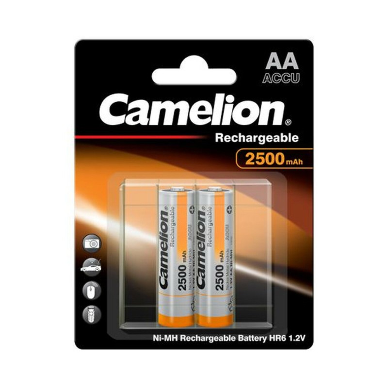 Акумулятор CAMELION Ni-MH HR6 AA 2500mA BP2 2шт (C-17025206) (4260033151827)