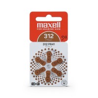 Батарейка MAXELL PR41 (312) 6BS ZINC AIR (M-790421.00.EU) (4043752334524)