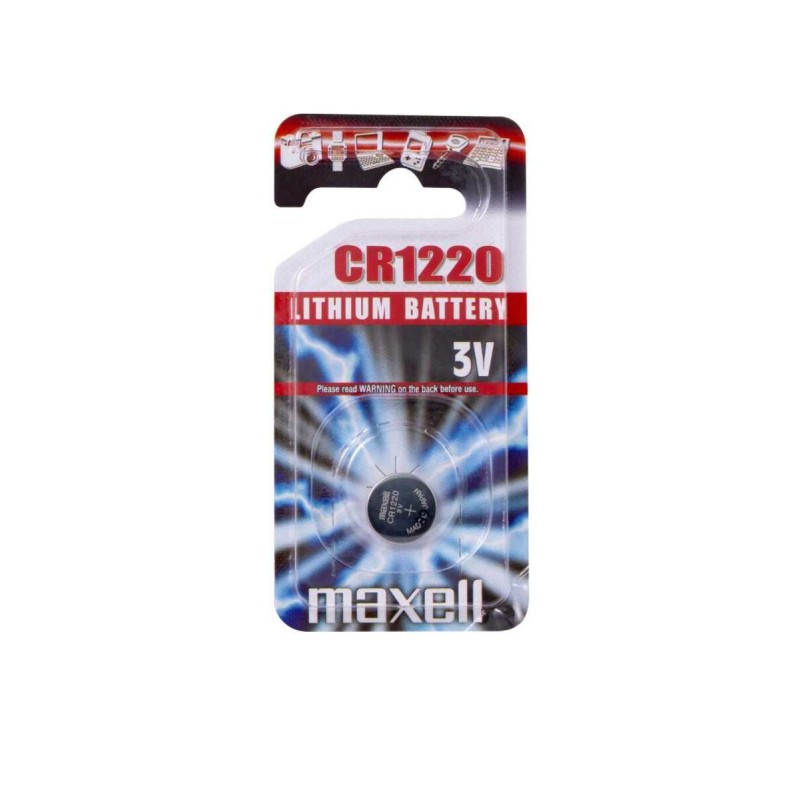 Батарейка MAXELL CR1220 1PC BLIST PK 1шт (M-11238200) (4902580102982)