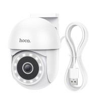 IP-камера відеоспостереження HOCO D2 outdoor PTZ HD camera White (6942007611688 )