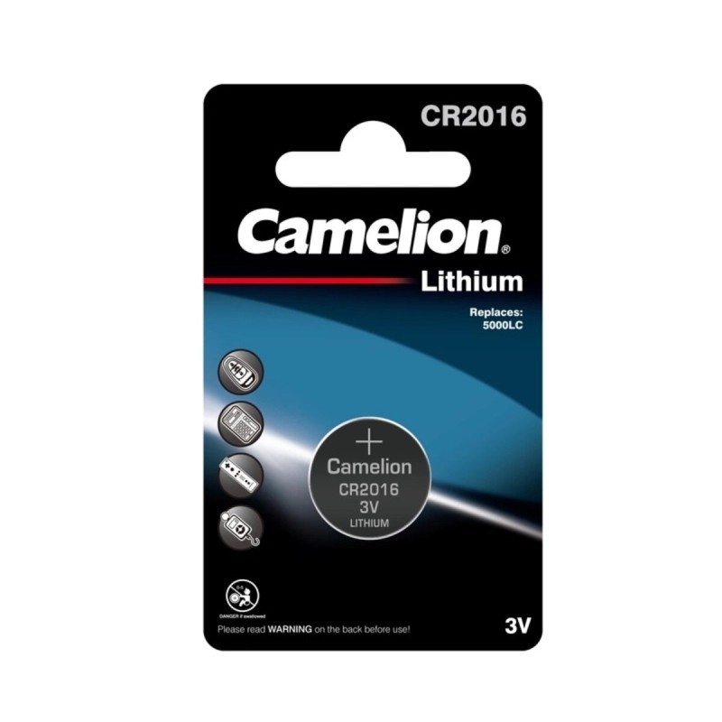 Батарейка CAMELION CR2016 Lithium Button cell BP1 1шт (C-13001016) (4260033152787)