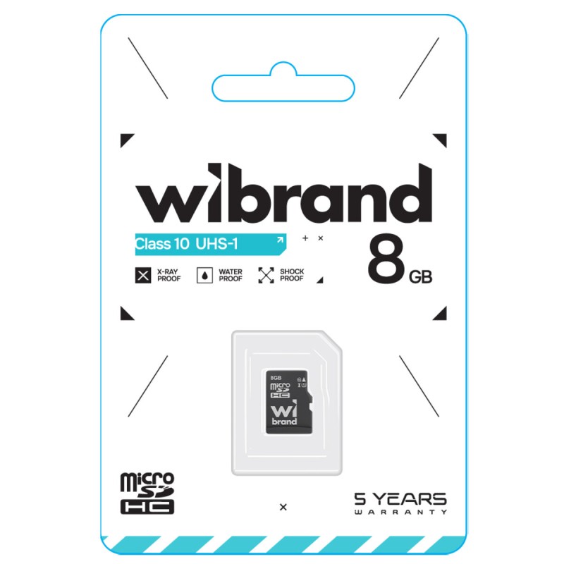 microSDHC Wibrand 8Gb class 10 (WICDHC10/8GB)
