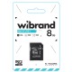 microSDHC Wibrand 8Gb class 10 (adapter SD) (WICDHC10/8GB-A)