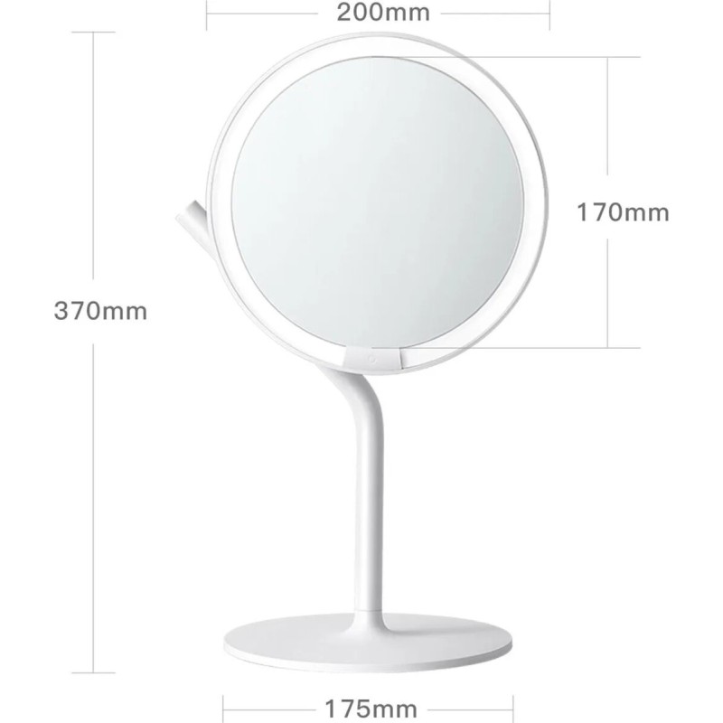 Дзеркало для макіяжу Xiaomi Amiro mini 2S AML117 Desk Makeup Mirror White (AML117)